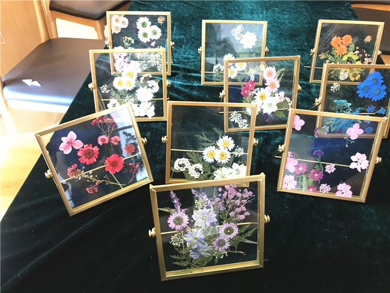 幕府西路社区妇联举行创意压花相框diy活动